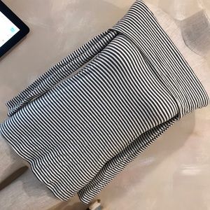 Anthropologie striped off the shoulder top